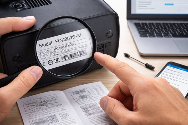 how to find fok959s-m model