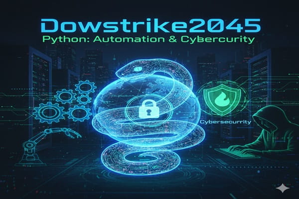 Dowsstrike2045 Python: Automation & Cybersecurity Concept